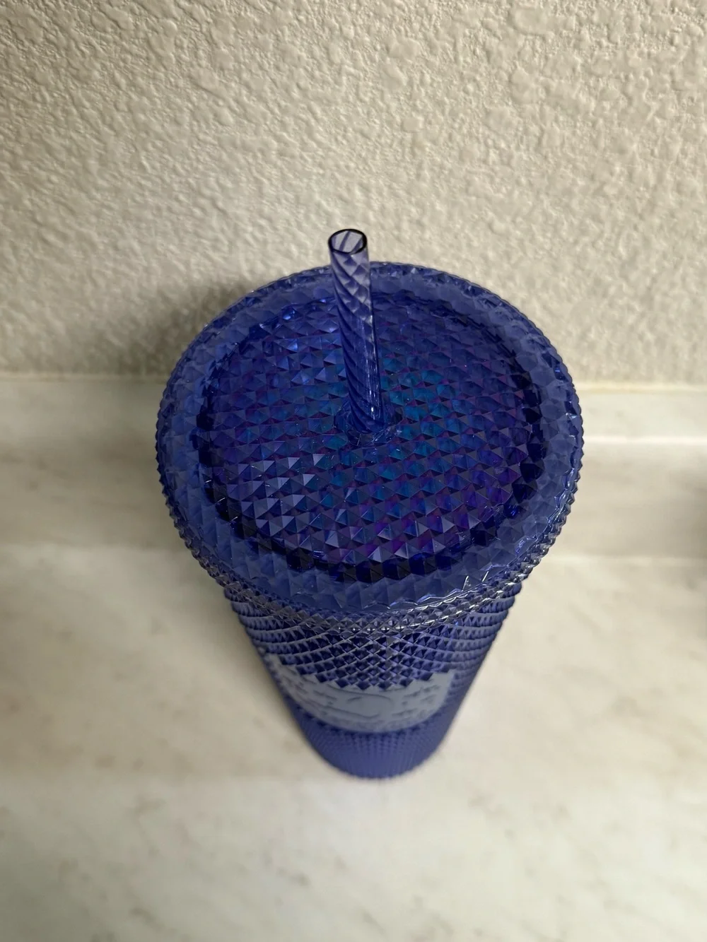 Disneyland Starbucks 50th Anniversary Purple Blue Studded Tumbler